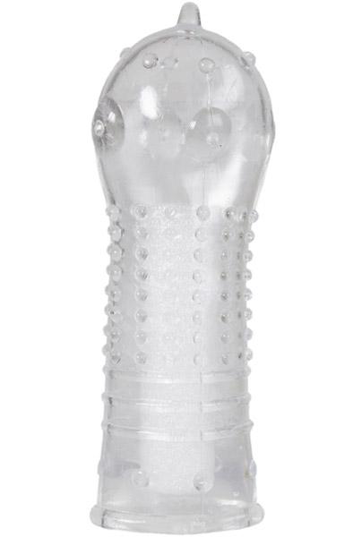 Penis Sleeve With Stimulating Texture Dots &amp; Ribs