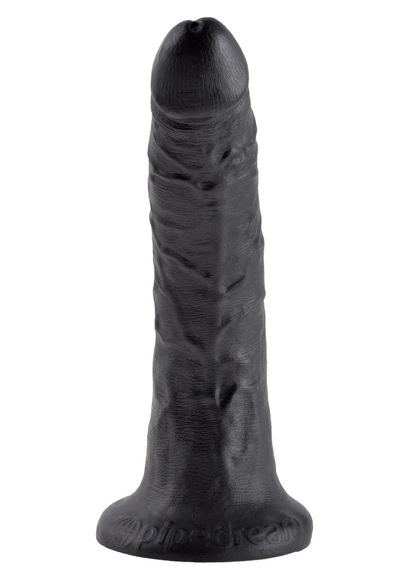 KING COCK 7 INCH BLACK DILDO