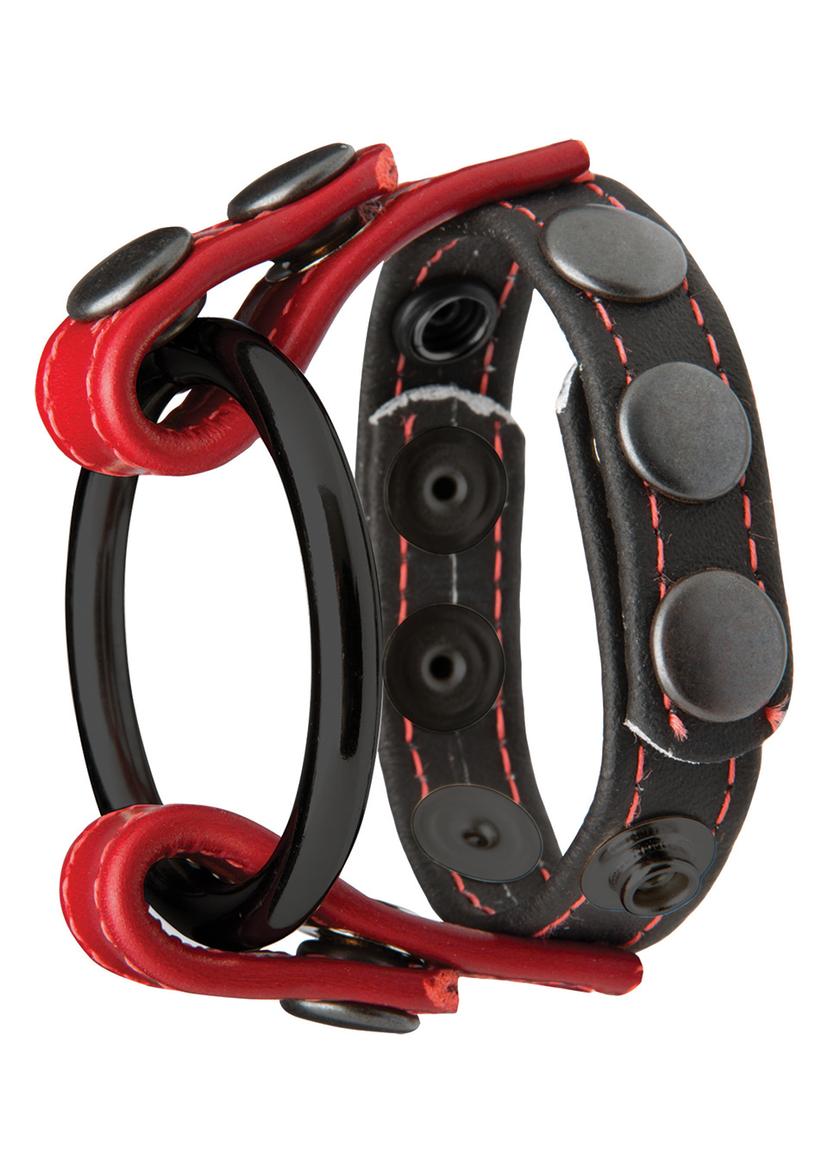 COCK &amp; BALL MASTER`S RINGS BLACK