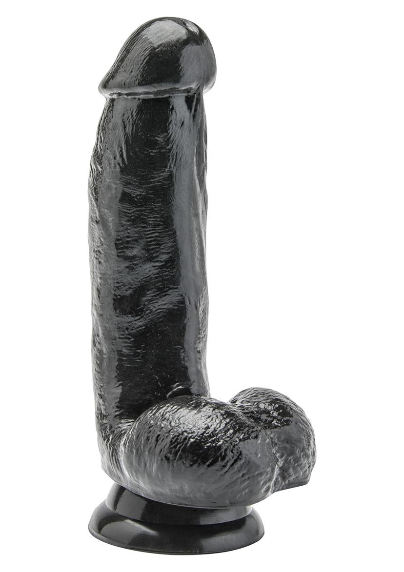 COCK 6 INCH W/ BALLS BLACK