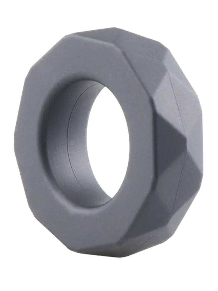 Deluxe Silicone Cock Ring Black