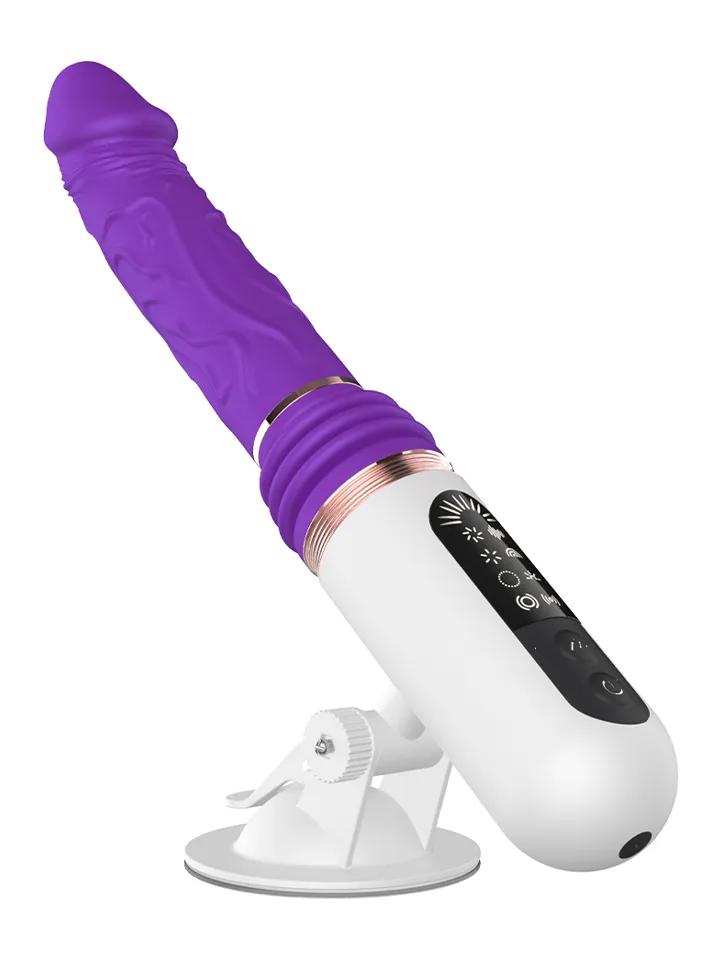 Hands-Free Thrusting &amp; Vibrating Dildo