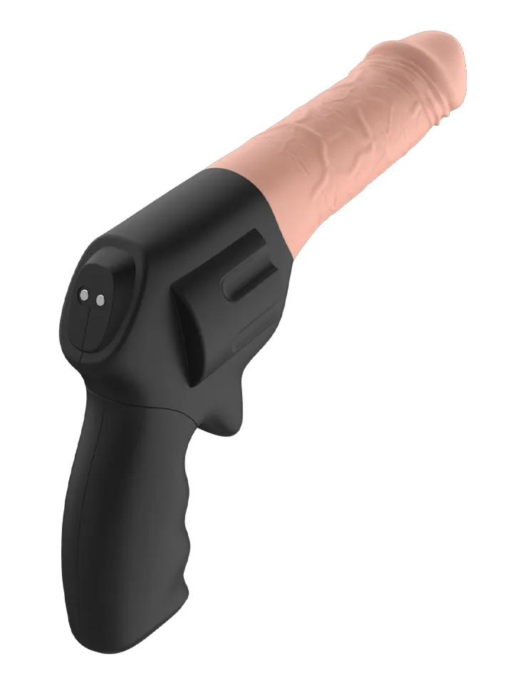 PowerShot Vibrating &amp; Thrusting Dildo