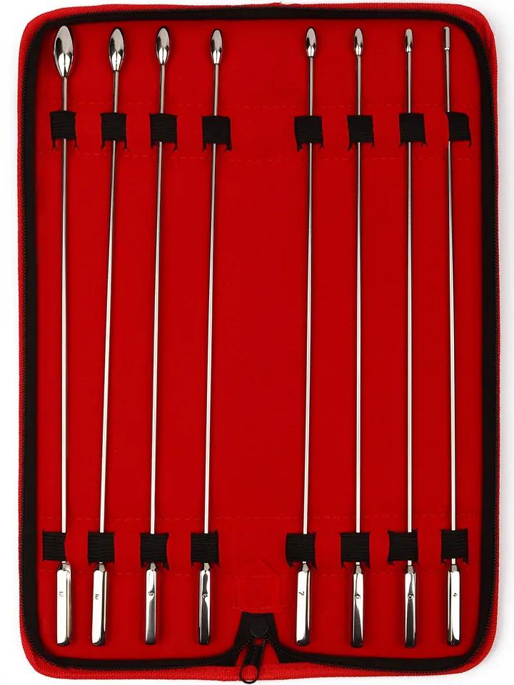 Mr Steel Rosebud Urethral Sounds 8-pack
