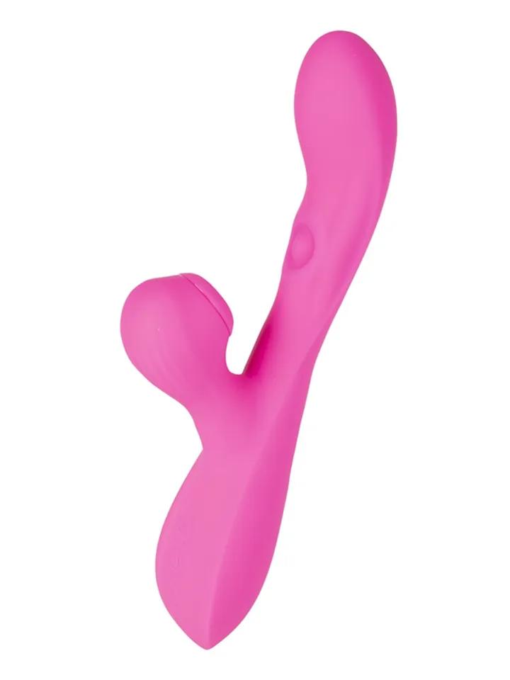 3in1 Vibrator With Suction &amp; Vibration + Clit Licker