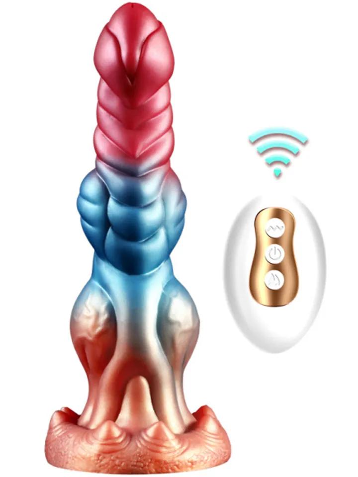 Drakolis Vibrating &amp; Heating Dildo 25 cm