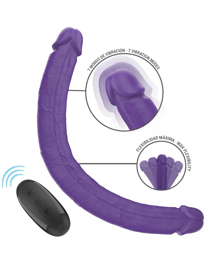 Gunter Dildo Double Vibrator Remote Control