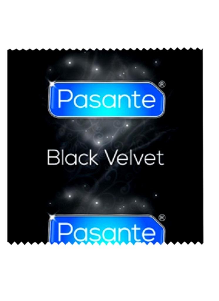 PASANTE BLACK VELVET SVARTA KONDOMER - 1ST