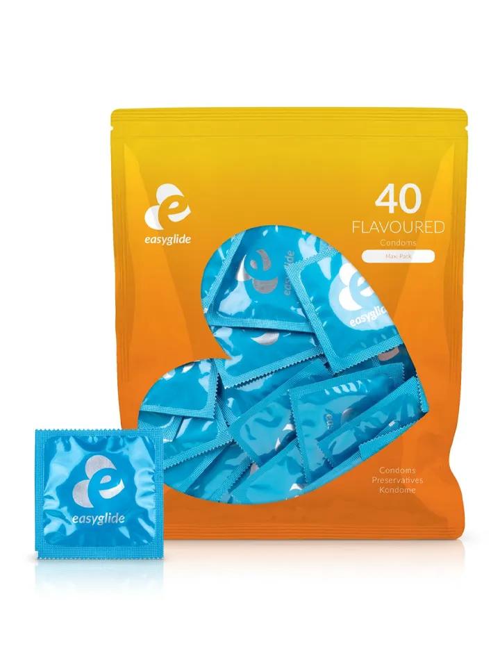 EasyGlide Flavored Condoms 40-pack