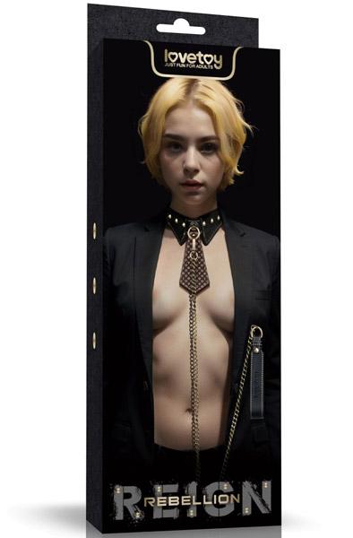 Lovetoy Rebellion Reign Collar With Chain