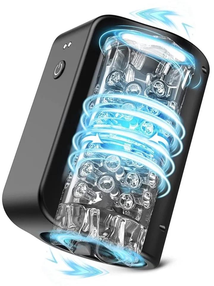 Rotating Masturbator 7 Modes Black