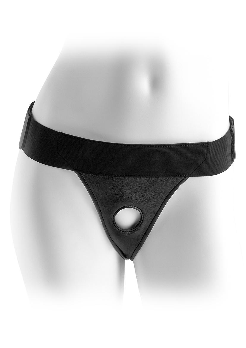 FETISH FANTASY CROTCHLESS HARNESS - strap on sele utan gren
