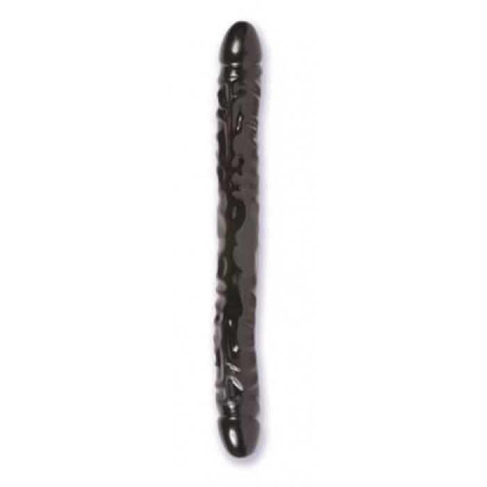 BLACK DOUBLE DONG - 45 cm lång *