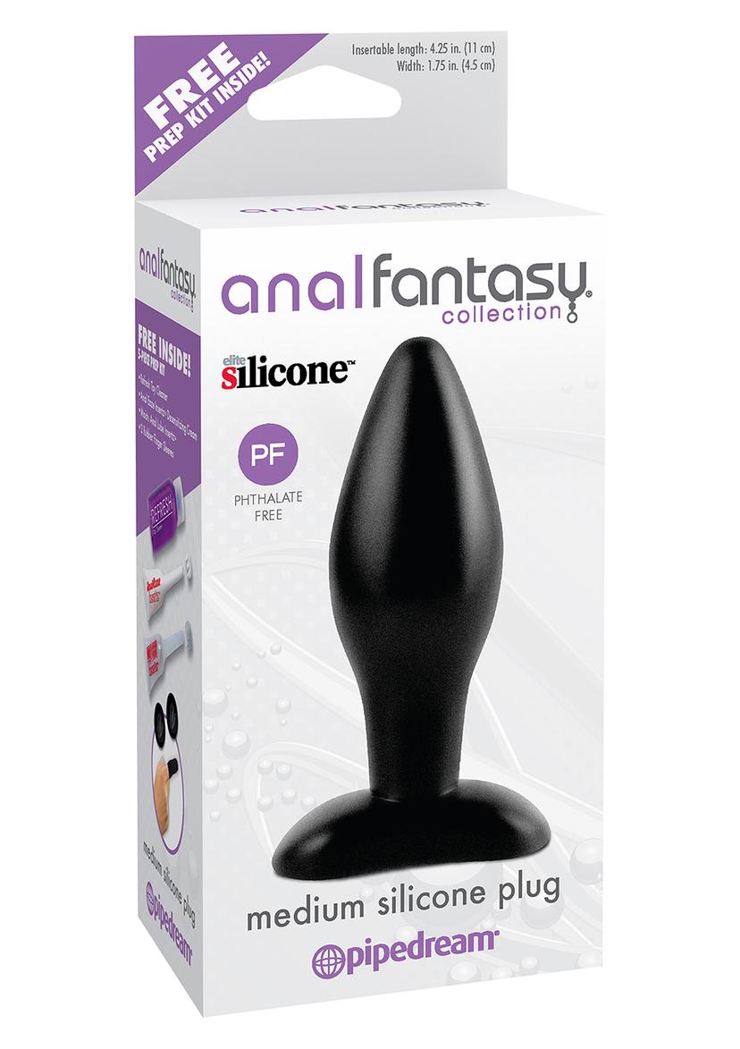 AFC- MEDIUM SILICONE PLUG BLACK