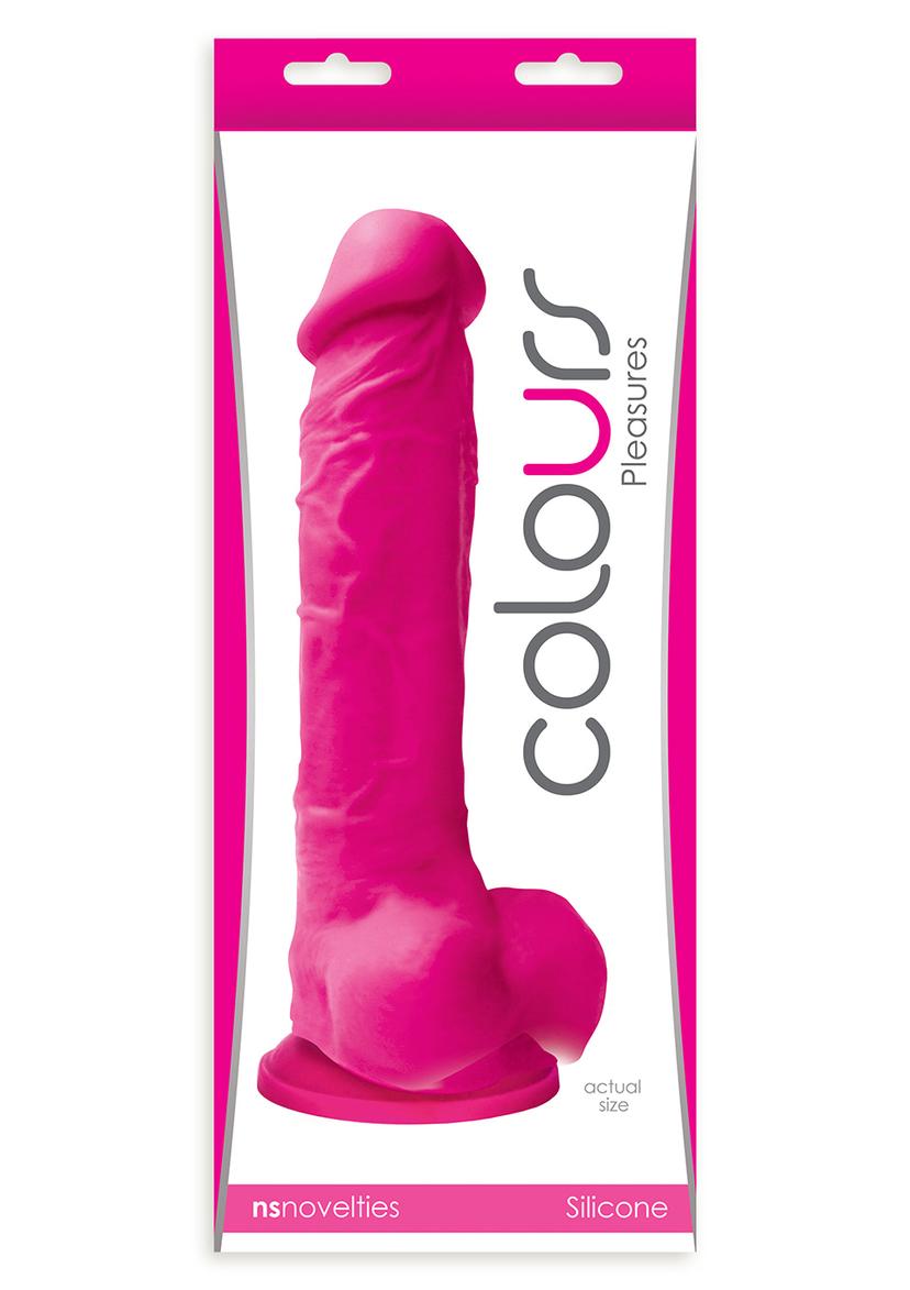 COLOURS PLEASURES LARGE PINK - DILDO 25CM