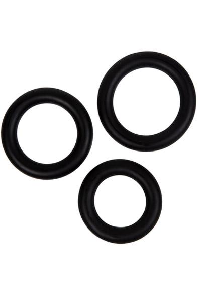 Premium Silicone C-rings 3-pack