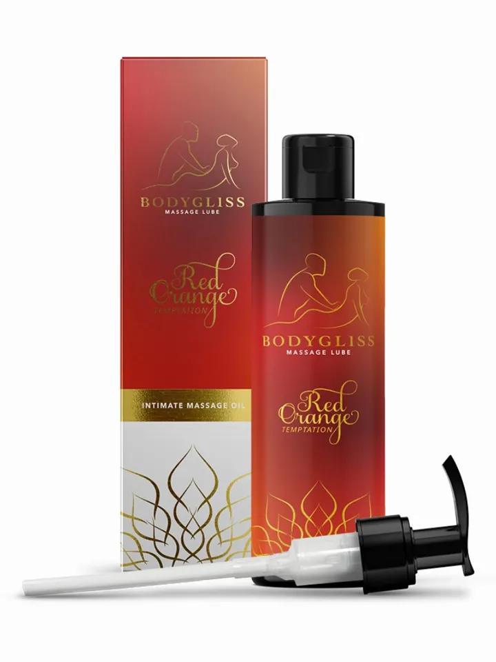Massage Oil &amp; Lubricant Red Orange Temptation 150 ml