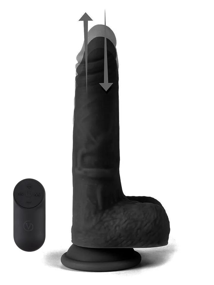 Up &amp; Down Realistic Dildo With Remote 22 cm
