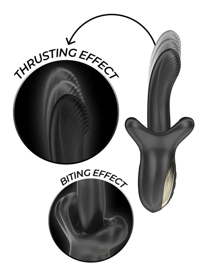 Powerful Vibrator With Thrusting &amp; Biting Effect