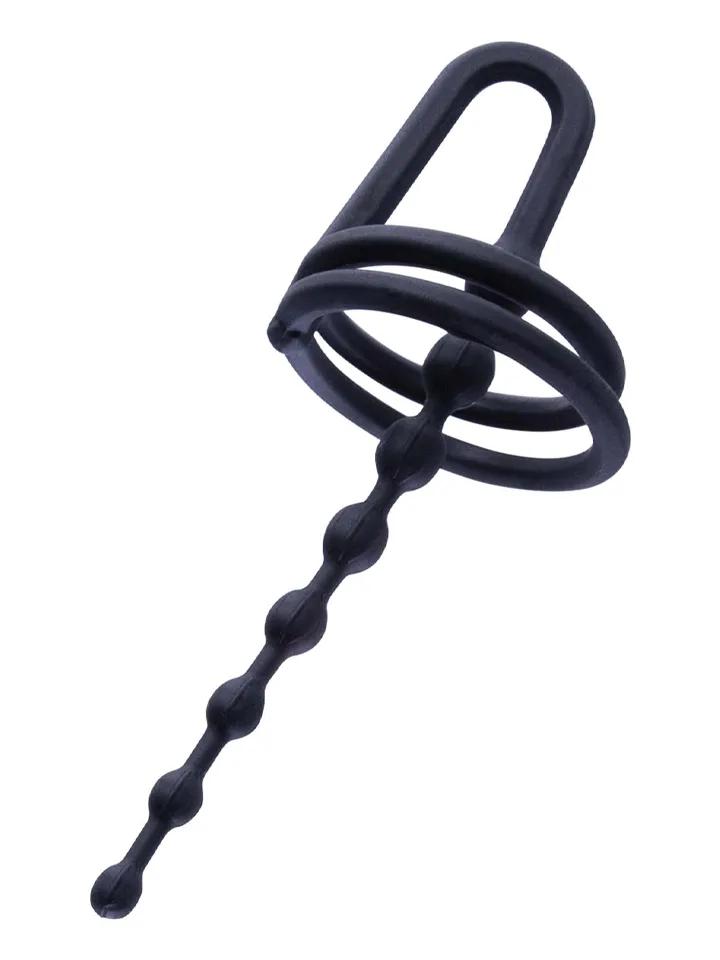 Bliss Urethral Plug With Glans Straps