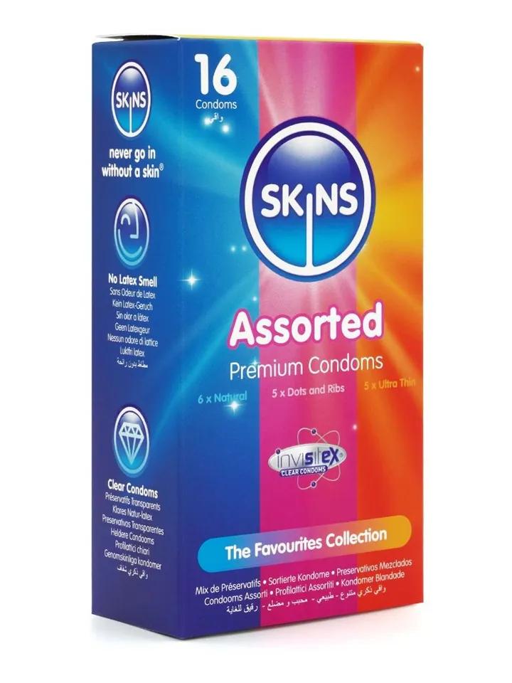 Skins Assorted Condoms 16-pack