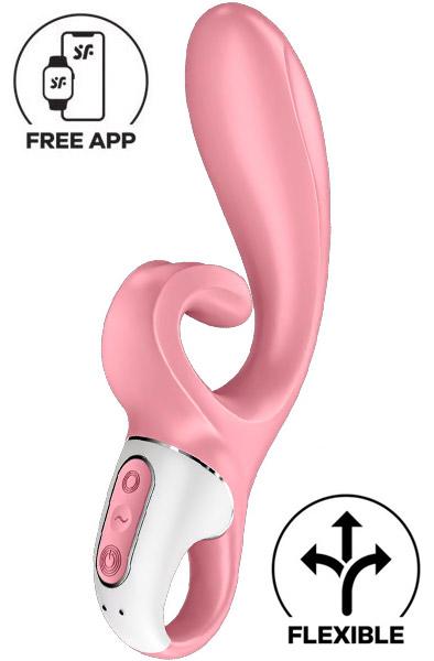 Satisfyer Hug Me Rabbit Vibrator Pink