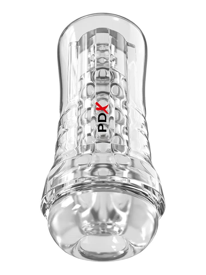 PDX Elite ViewTube Plus See-Thru EZ-Grip Stroker