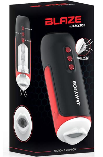 Blaze Suction &amp; Vibration Mouth Masturbator