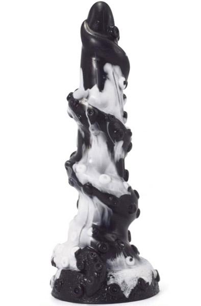 Dildo Seapok Black-White 22 cm Dragon dildo