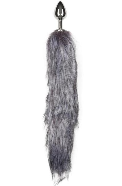 Fox Tail Plug No. 6 Silver Analplugg med svans