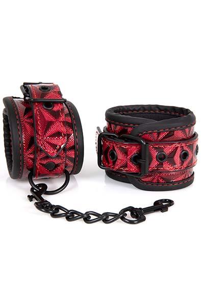 Diabolique Dark Handcuffs Red Handbojor