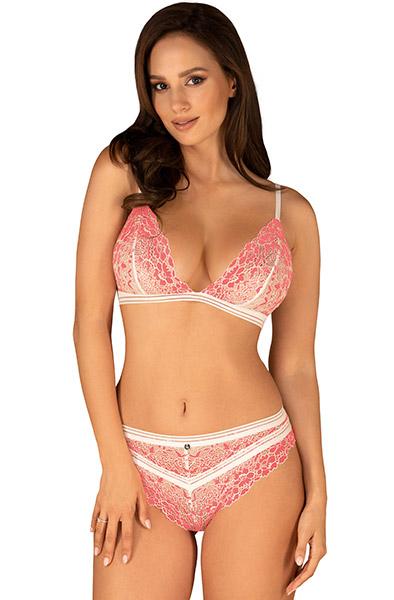 Obsessive Bloomys 2-pcs Set S/M Sexiga underkläder