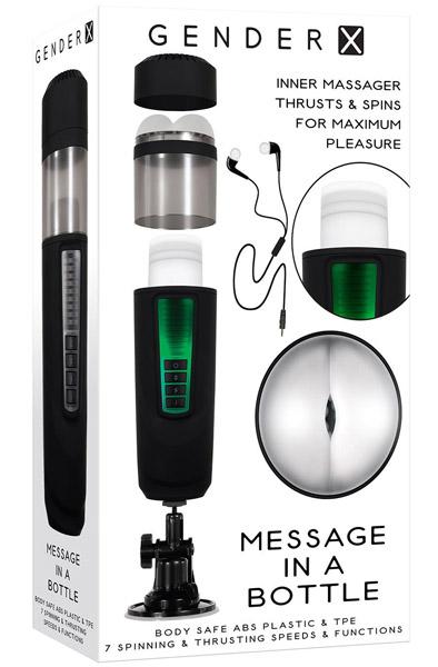 Evolved Gender X Message In A Bottle Masturbator med motor