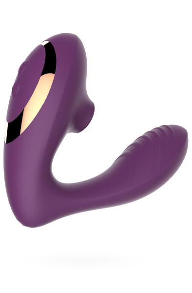 2-in-1 Clitoral Air-Pressure and G-Spot Vibrator Samlagsvibratorer