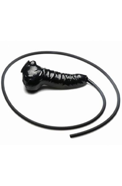 Guzzler Realistic Latex Penis Sleeve With Hose Penisöverdrag & Penis sleeve