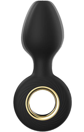 The Rechargeable Vibrating Silicone Plug Analplugg med vibrator