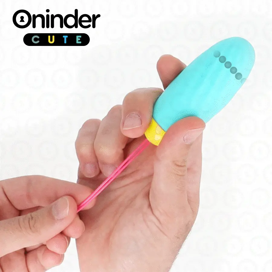 Vibro-Rotating Silicone Gem Egg With App Appstyrt vibrerande ägg