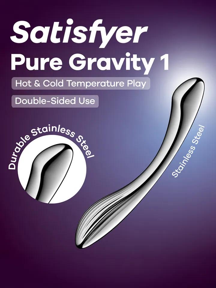 Satisfyer Pure Gravity 1 Ståldildo