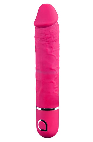 Abia Philotes Pink 18cm Dildo med vibrator