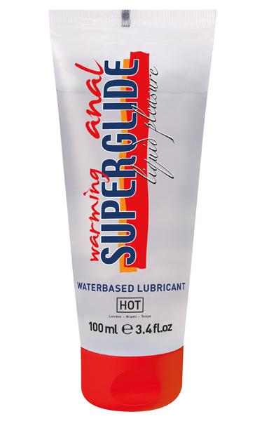 HOT Anal Superglide Warming 100ml Analglidmedel