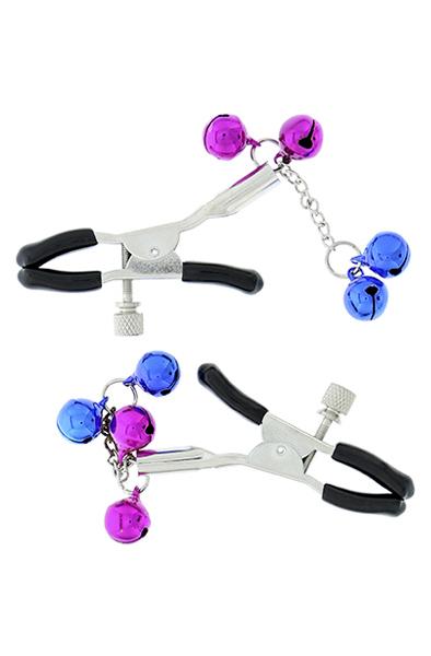 Dream Toys Blaze Clamp Set With Bells Bröstvårtsklämmor