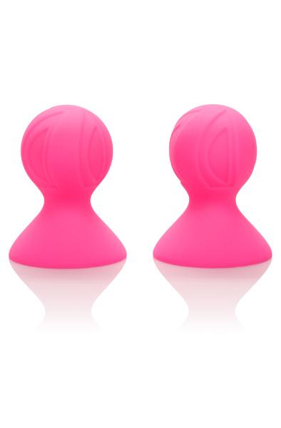 Cal Exotics Silicone Pro Nipple Suckers Pink Nipple suckers