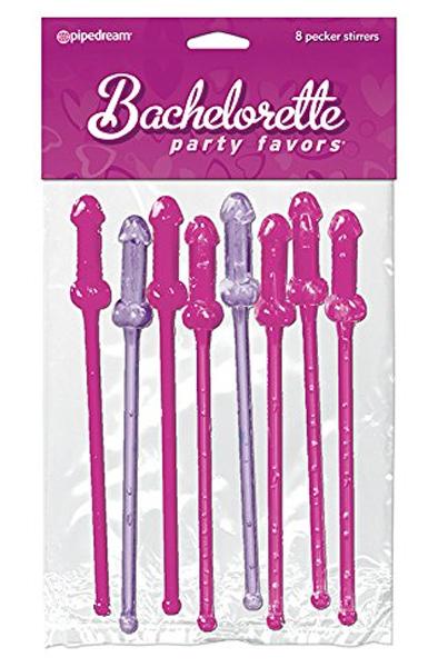 Pipedream Bachelorette Party Cocktail Stirrers Drinkpinnar