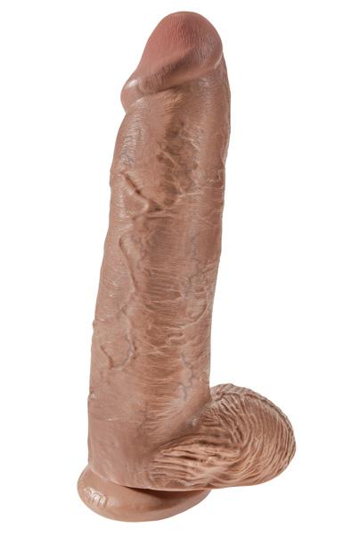 Pipedream King Cock with Balls Tan 31 cm XL dildo
