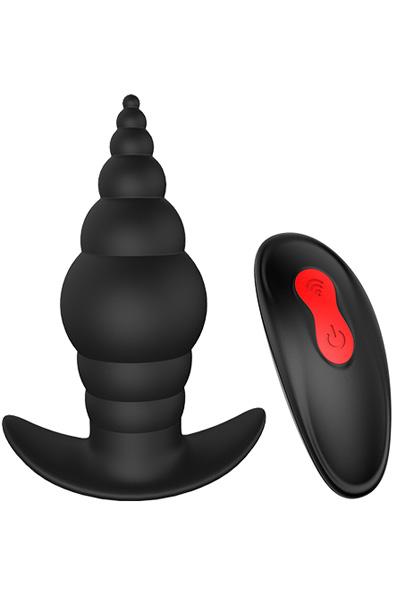 Dream Toys Cheeky Love Remote Anal Turrid Black Fjärrstyrd analplugg