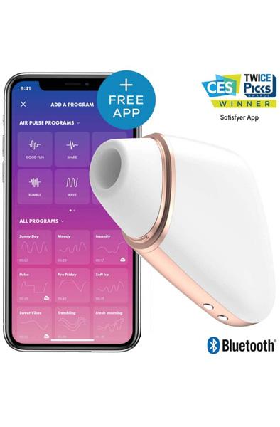 Satisfyer Love Triangle White Appstyrd klitorisstimulator