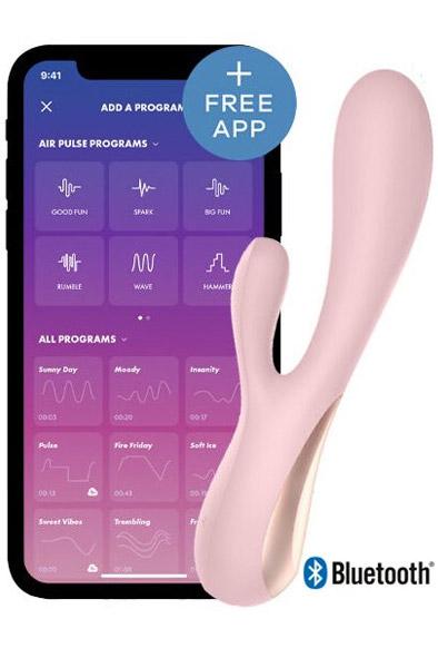Satisfyer Mono Flex Pink Appstyrd rabbitvibrator