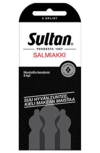 Sultan Salmiakki 5 kpl/st Kondomer