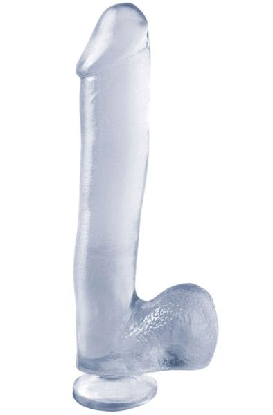 Dong With Suction Cup Transparent 25 cm Dildo