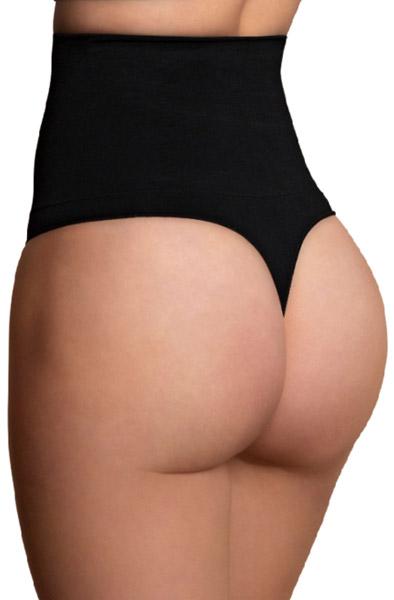 Seamless High Waist Thong Medium Control XL Sömlös trosa